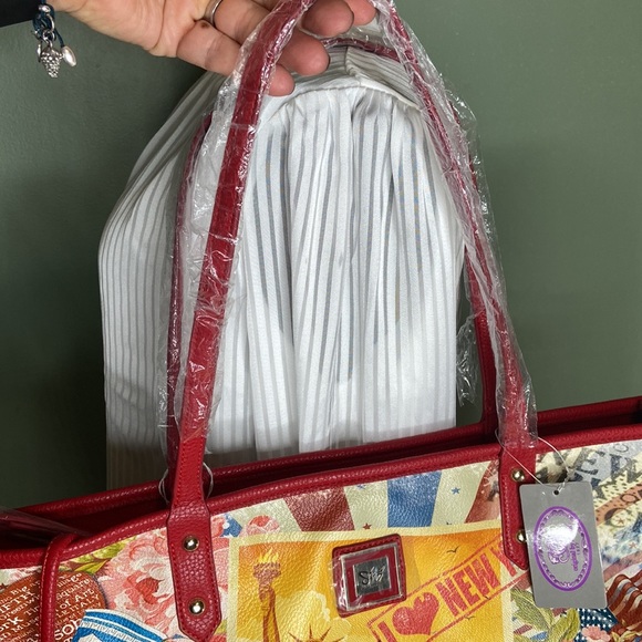 Sharif 1827 I Love New York 2 in 1 Bags - Picture 5 of 17